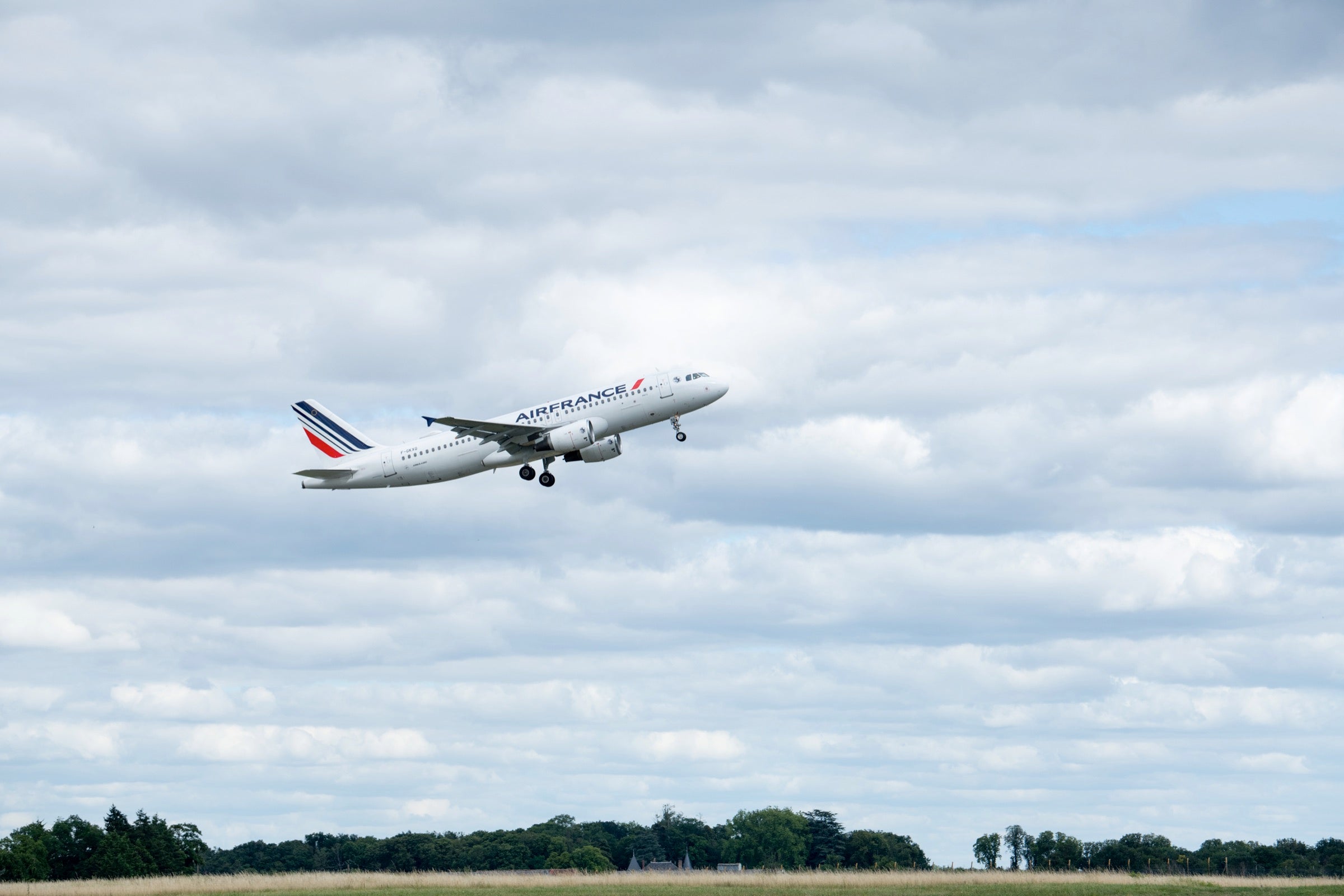 Air France jet taking off