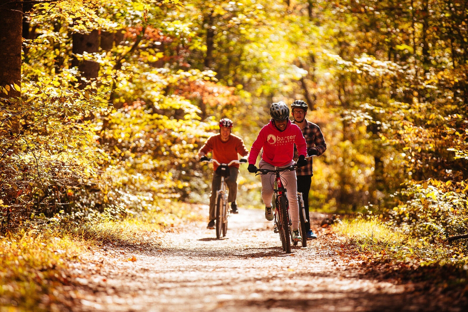 Virginia Creeper Trail in fall