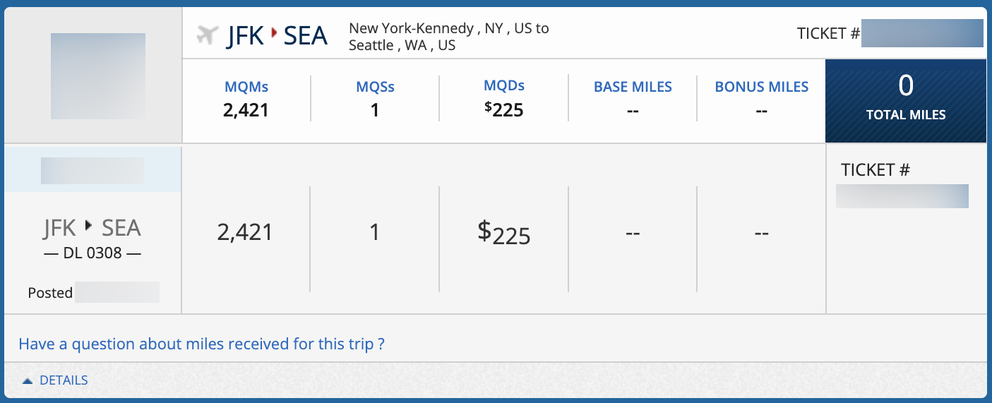 Earning Medallion elite status with Delta award tickets