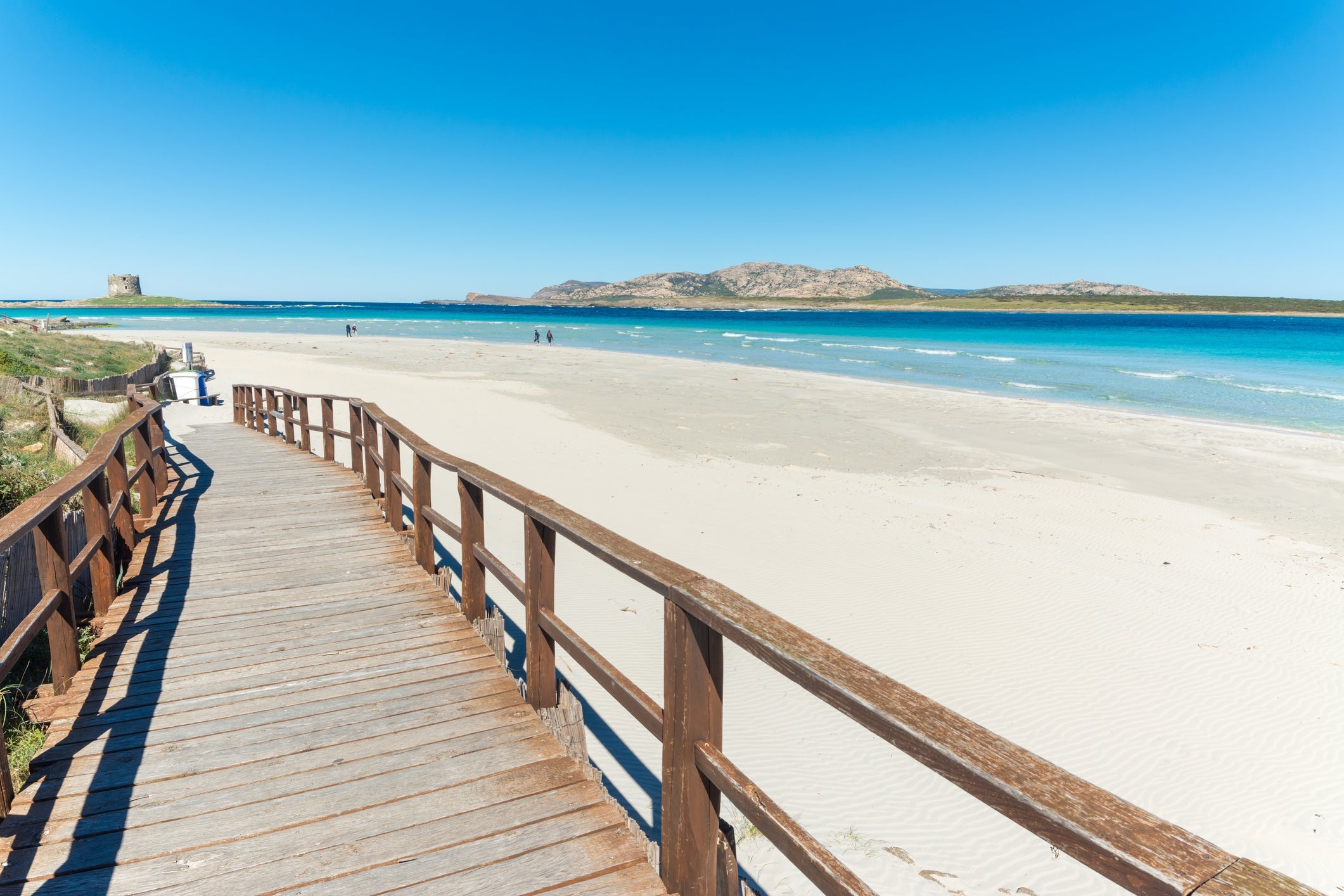 empty beach in Sardinia