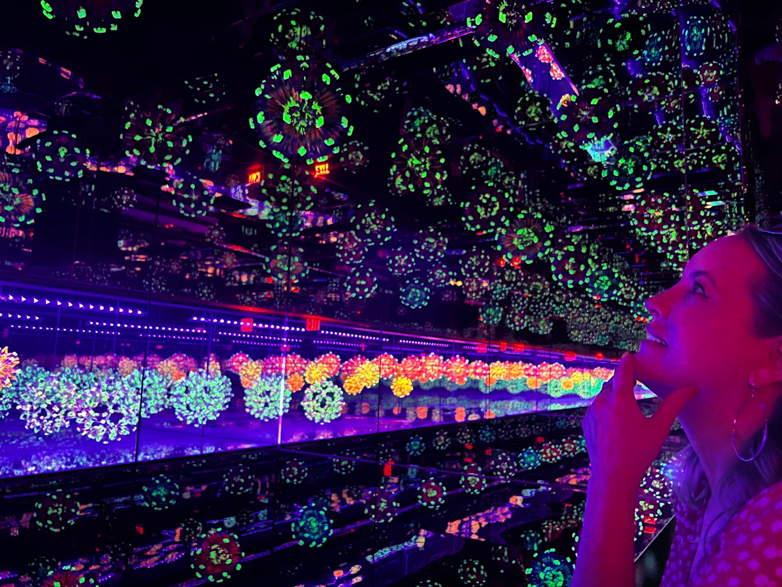 Psychedelic exhibit at Wink World