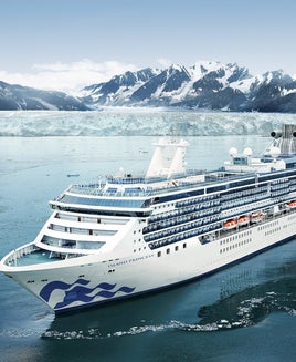 Island Princess at Hubbard Glacier.
