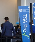 TSA PreCheck sign at airport