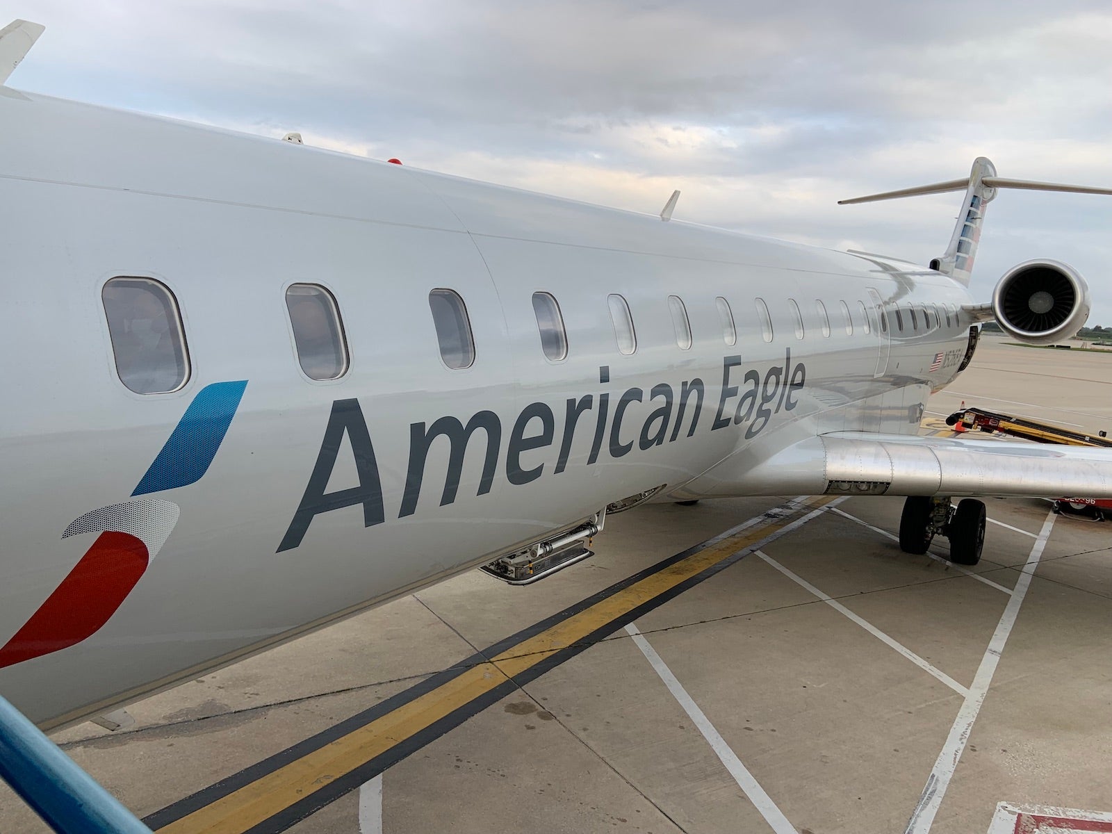 American Airlines plane at Philadelphia
