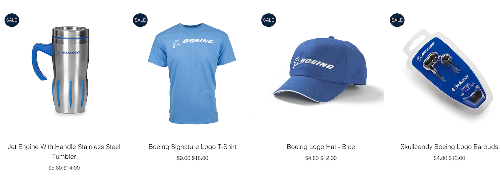 boeing store sale