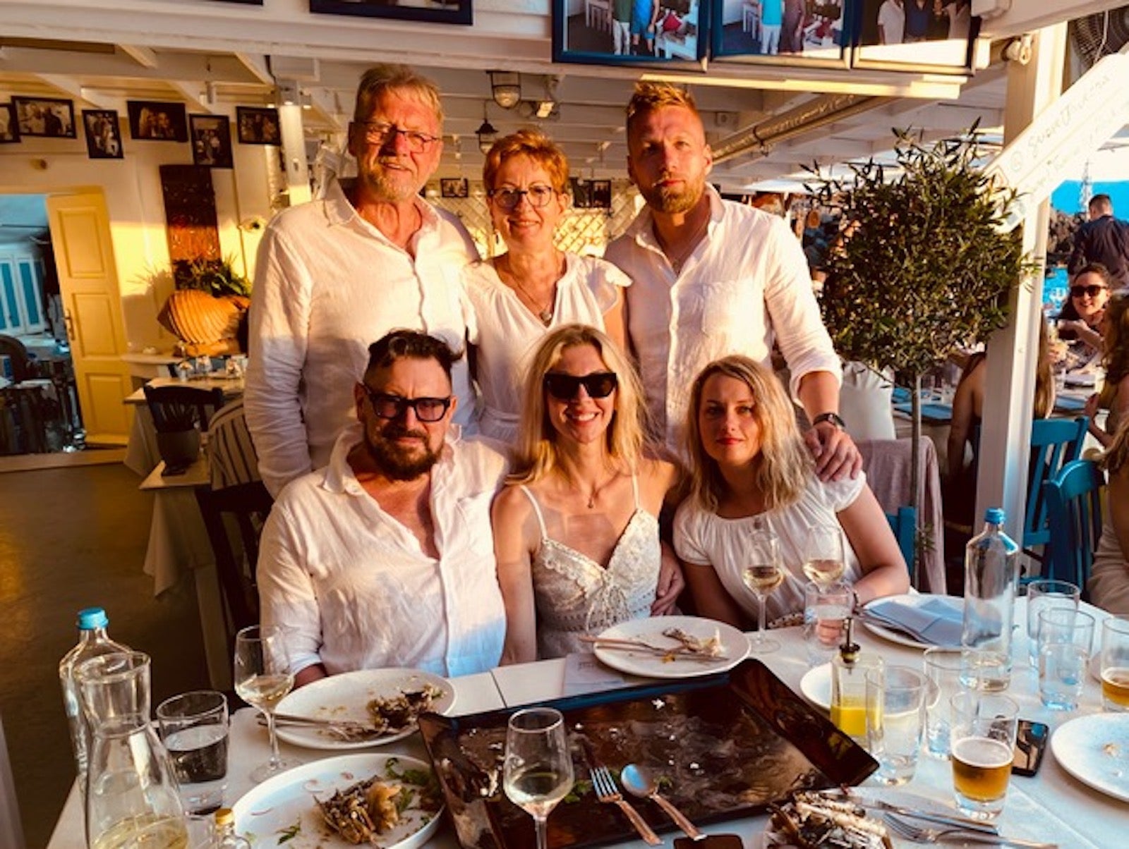 cameron hopkins at restaurant