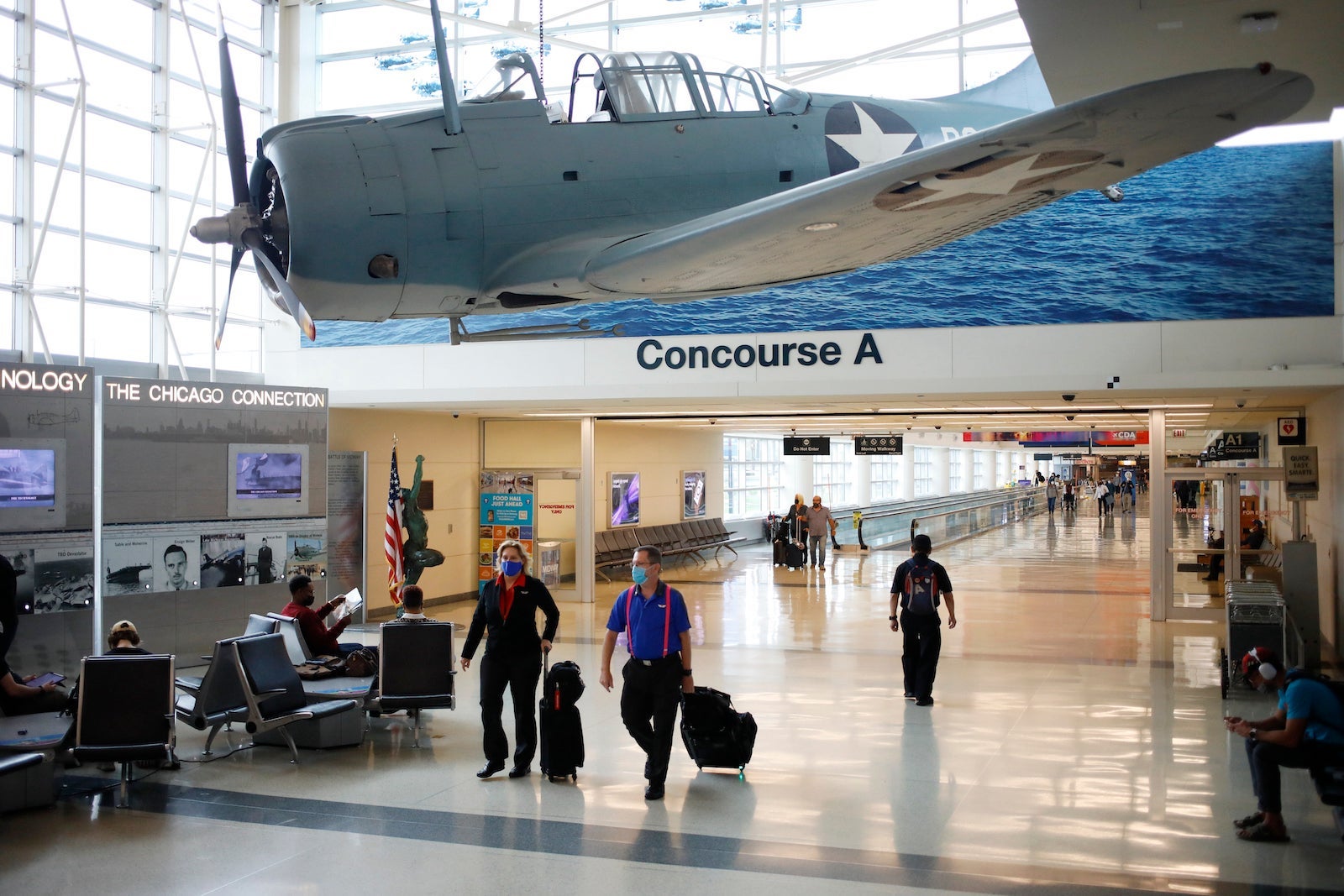midway airport concourse a