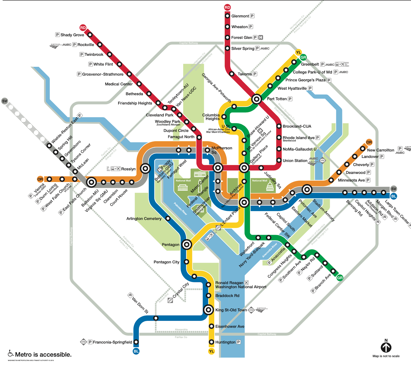 wmata map dc metro