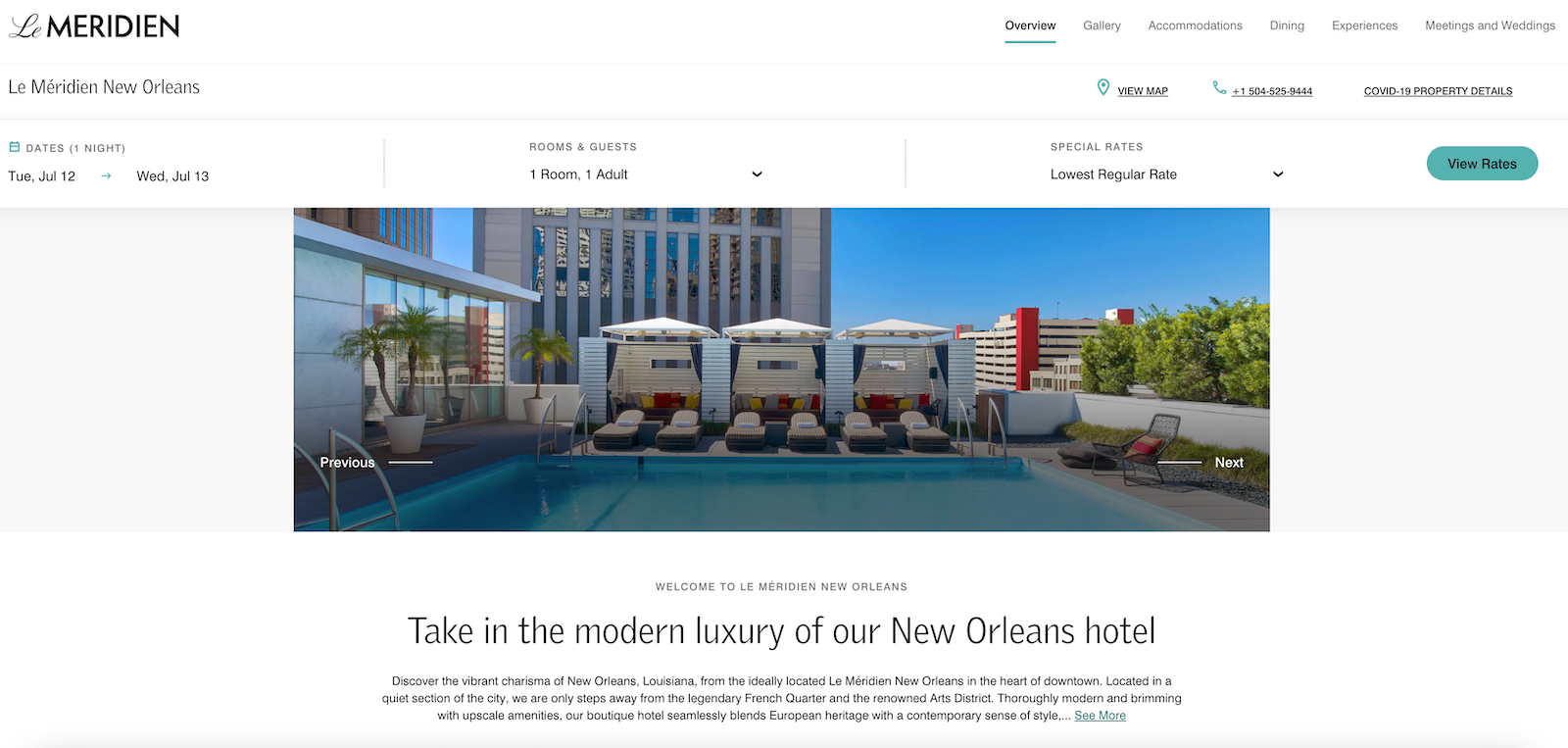 marriott website screenshot