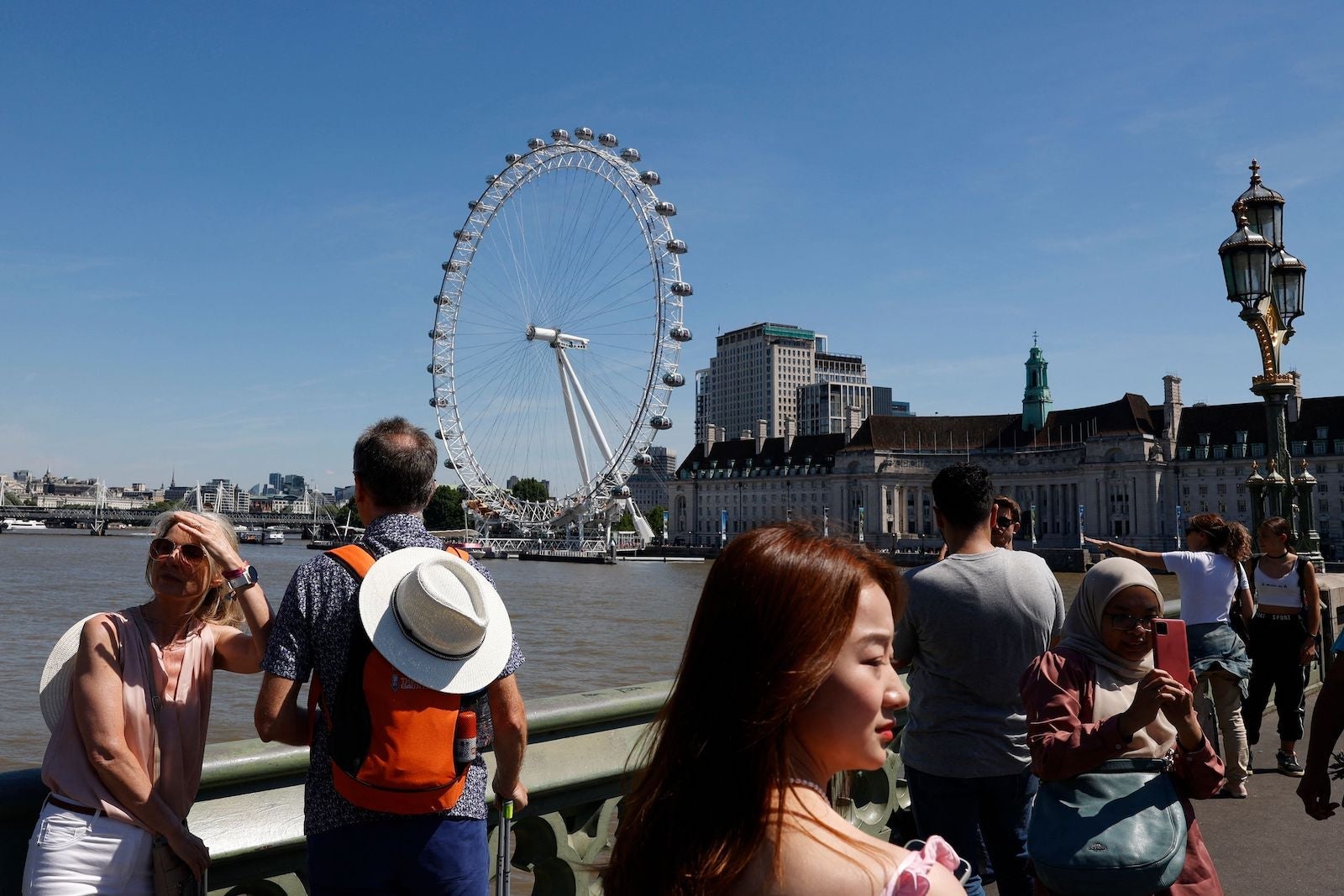 london eye heat wave