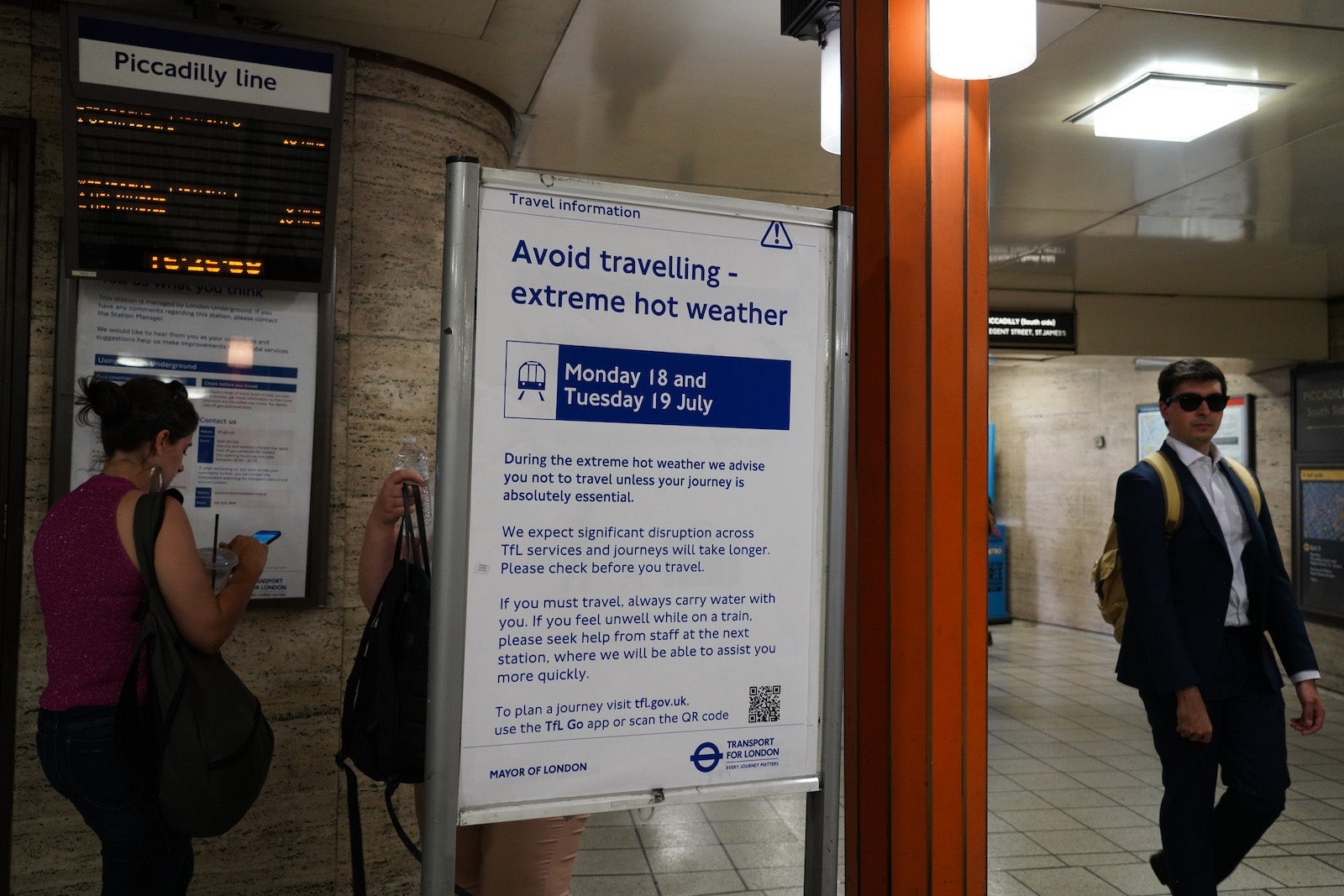 london underground heat wave