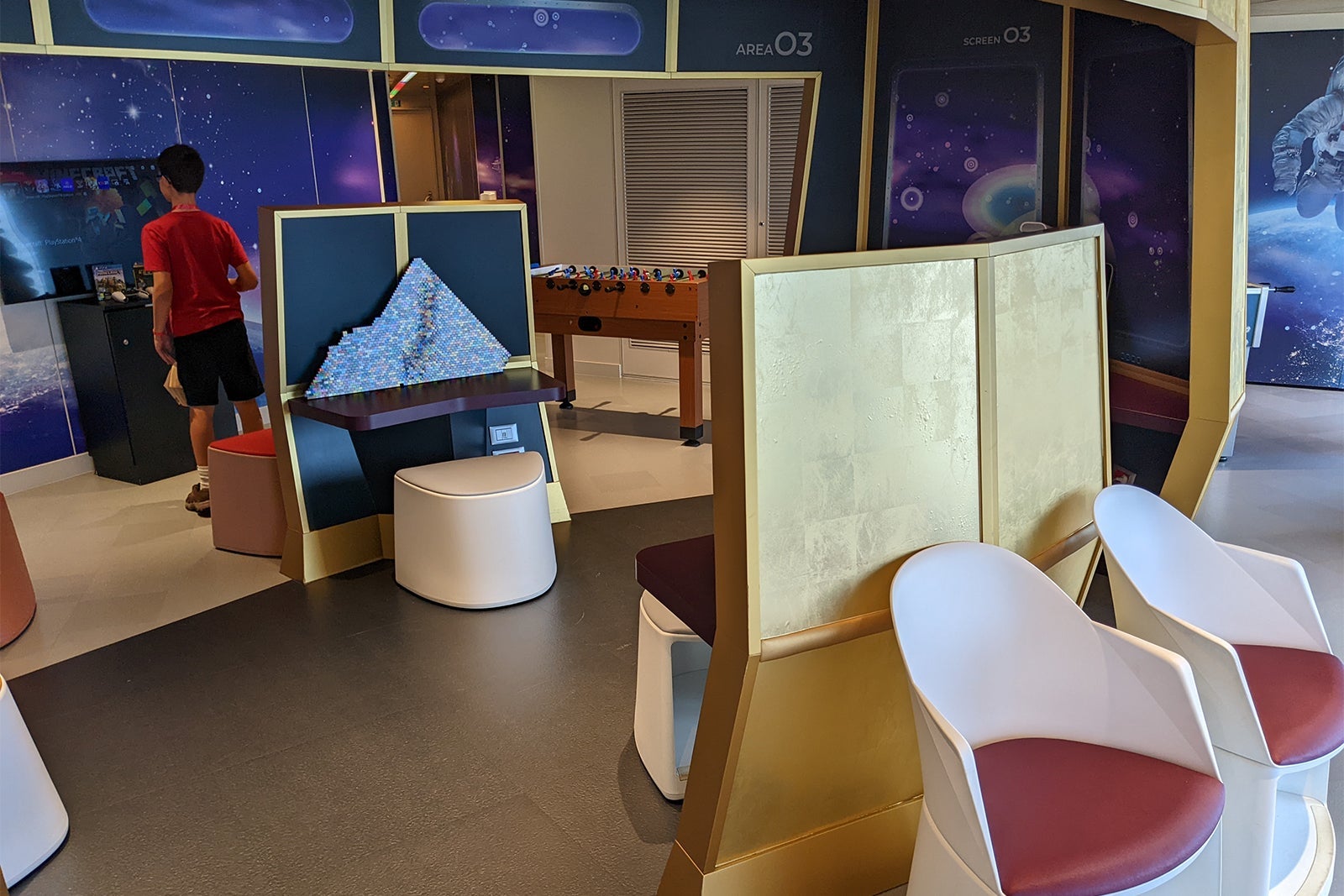 Kids club on MSC Seashore cruise ship