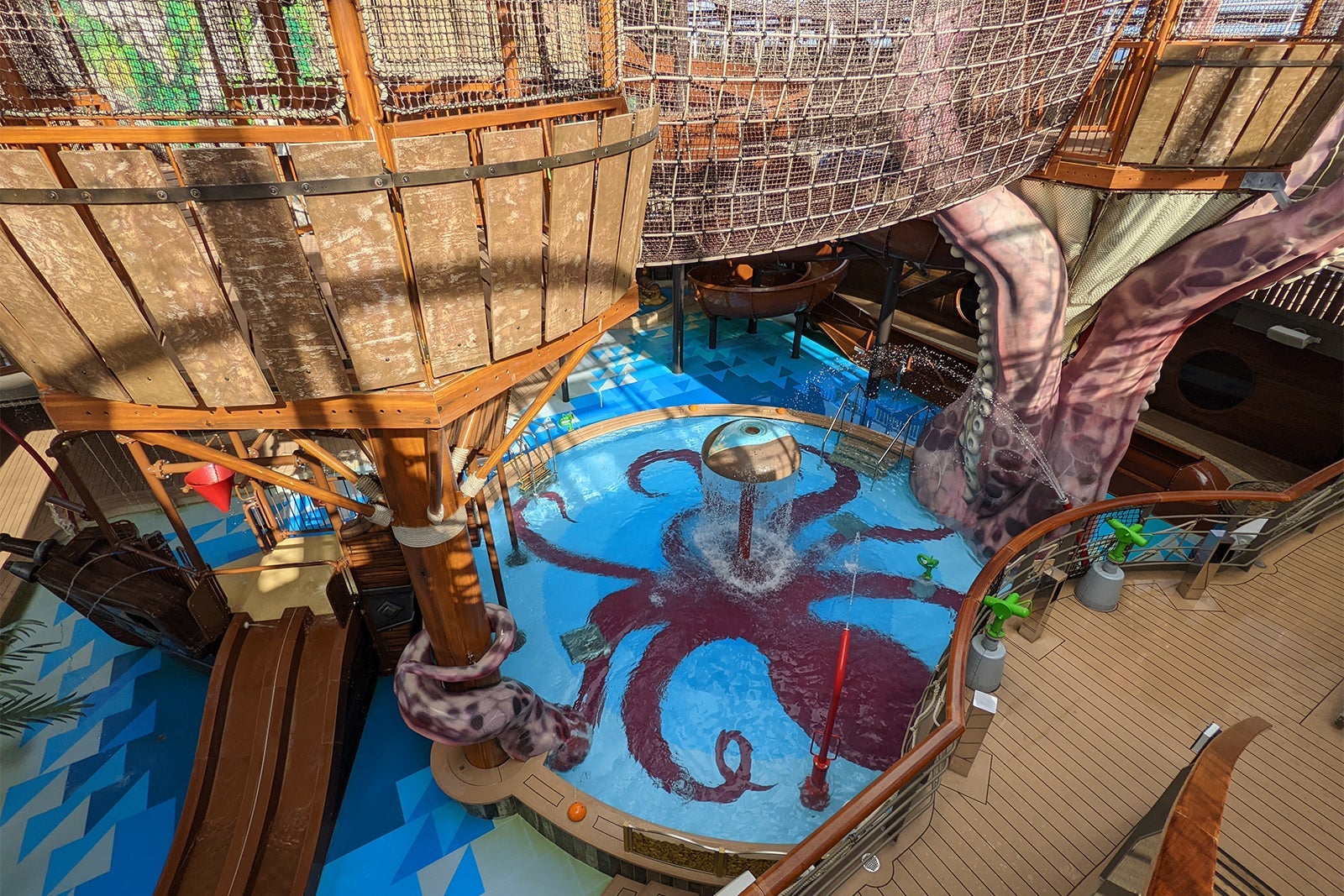 Pirates Cove water park on MSC Seashore
