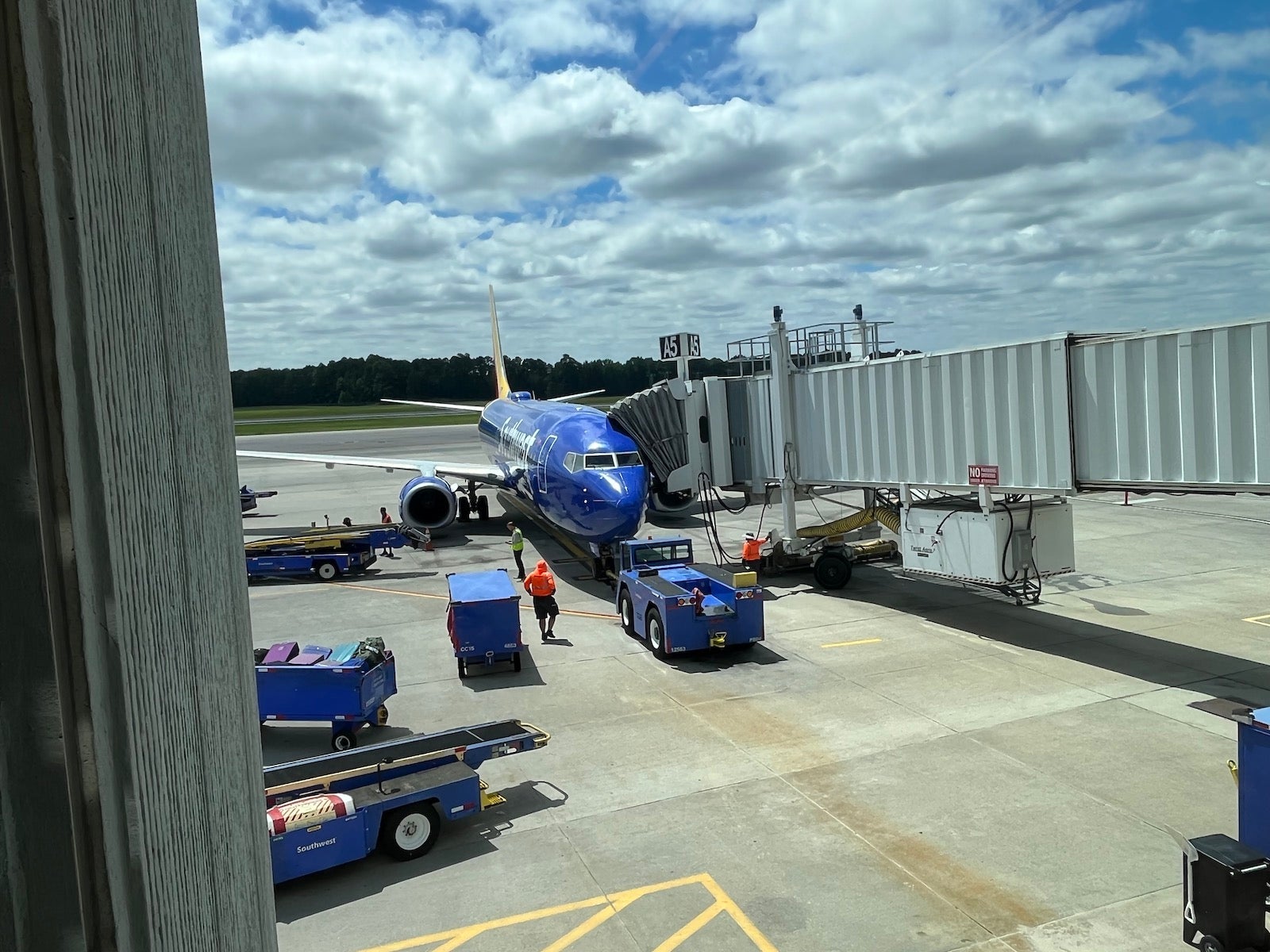 southwest plane rdu