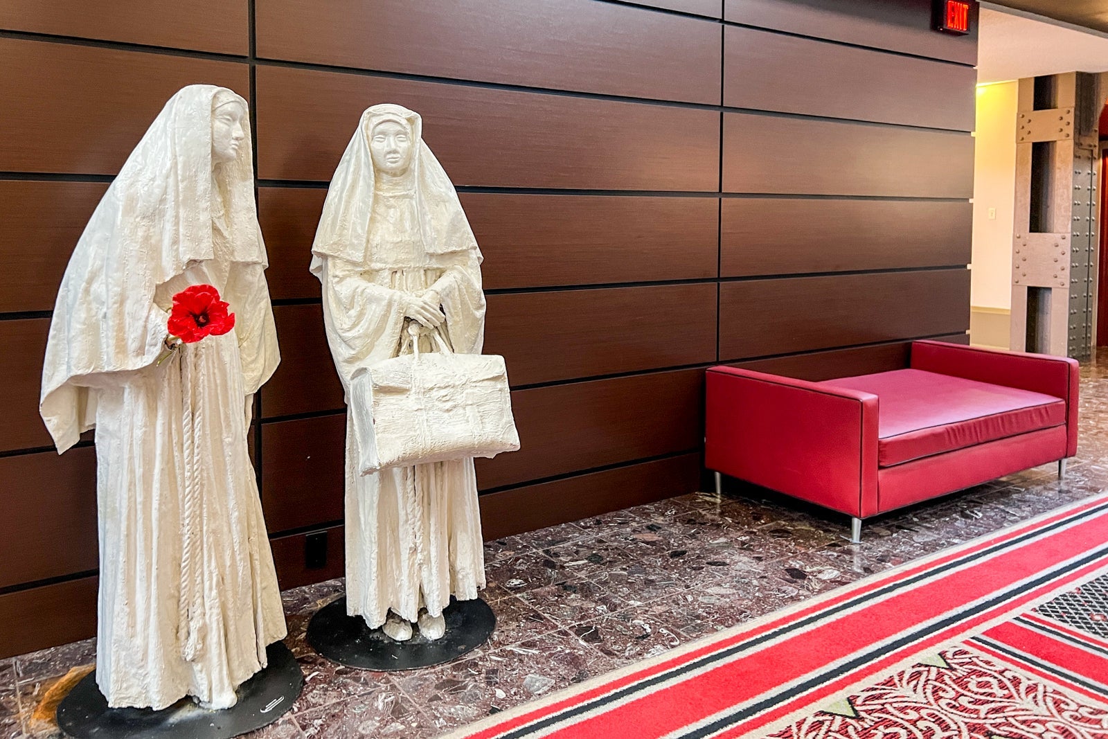 ghost statues
