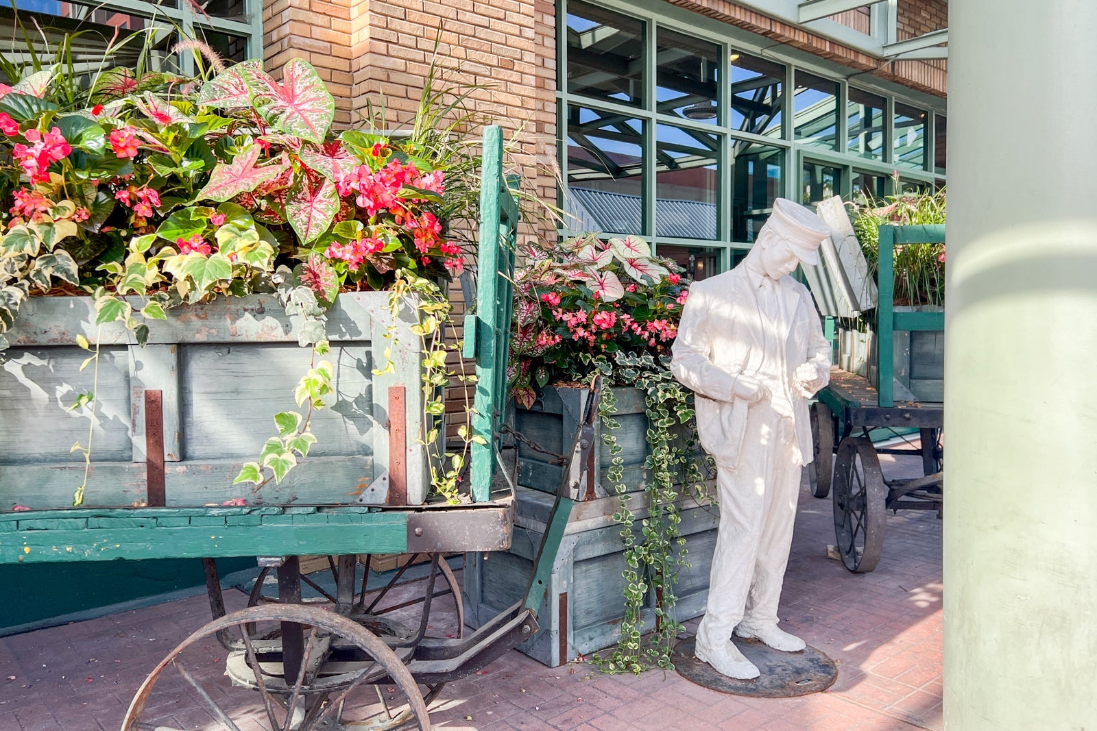 statue in hotel