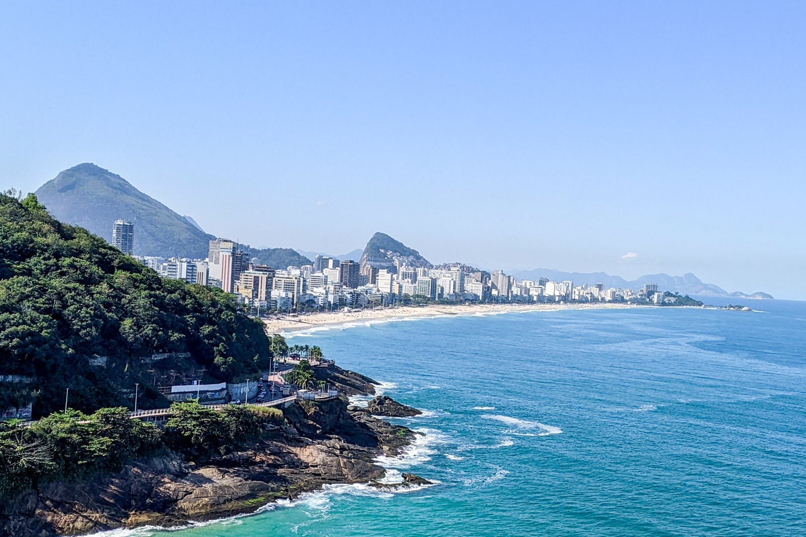 View from a suite at the Suite at the Sheraton Grande Rio