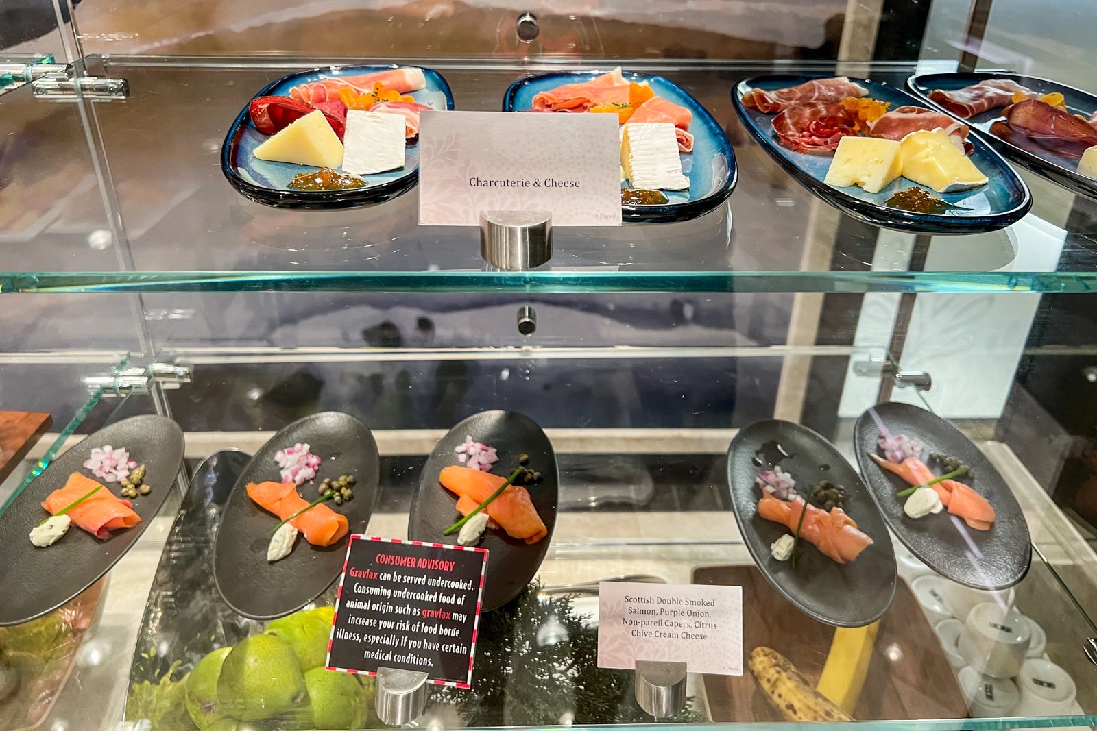 Food in concierge lounge