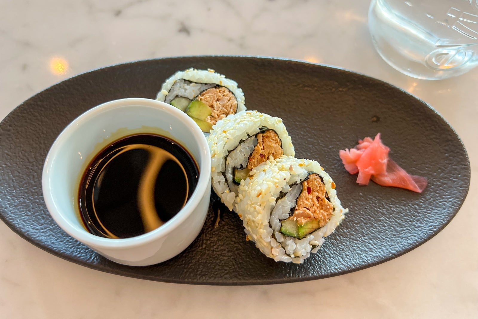 Sushi in concierge lounge. SUMMER HULL/THE POINTS GUY