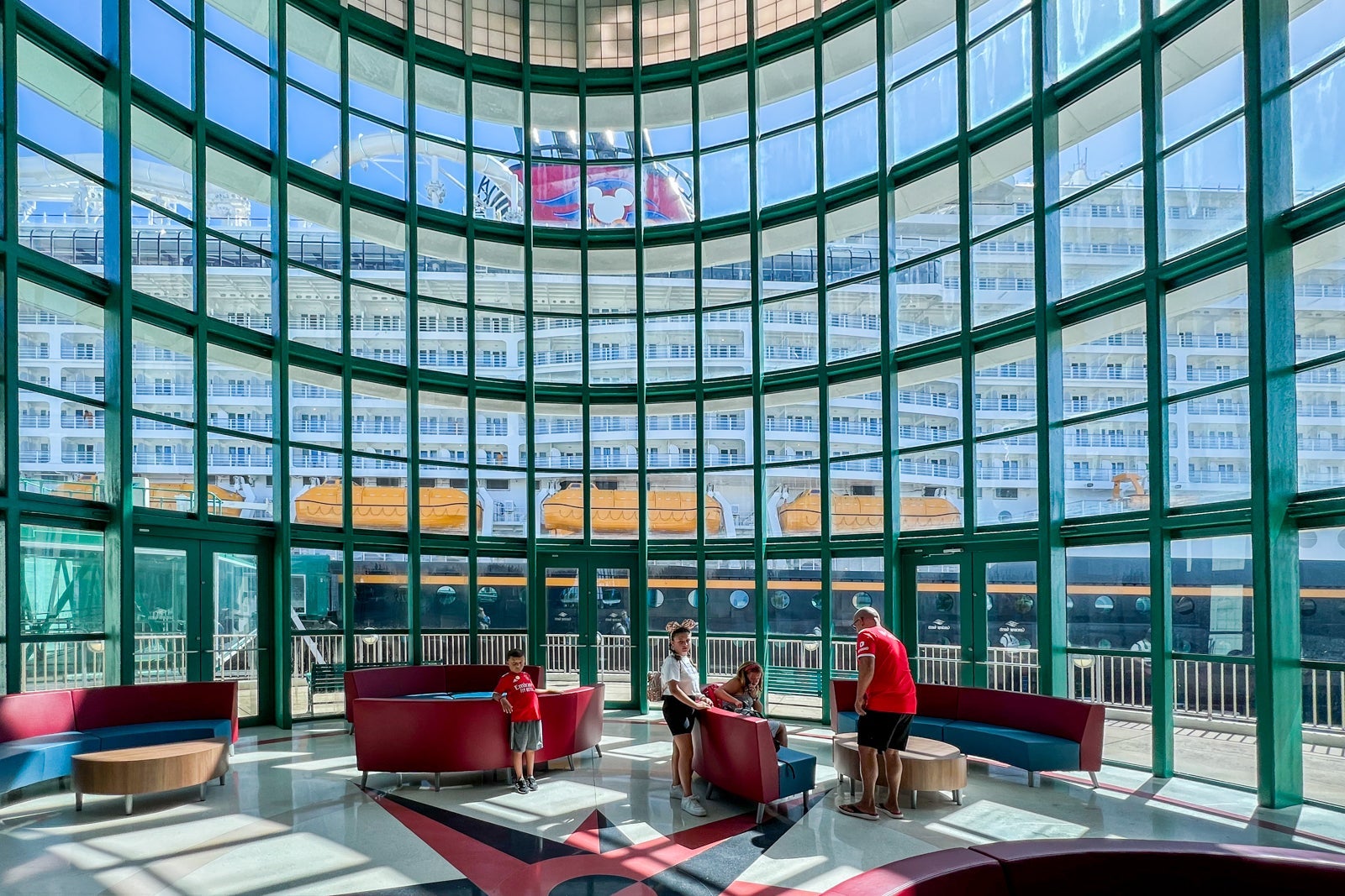 Atrium of concierge lounge. SUMMER HULL/THE POINTS GUY