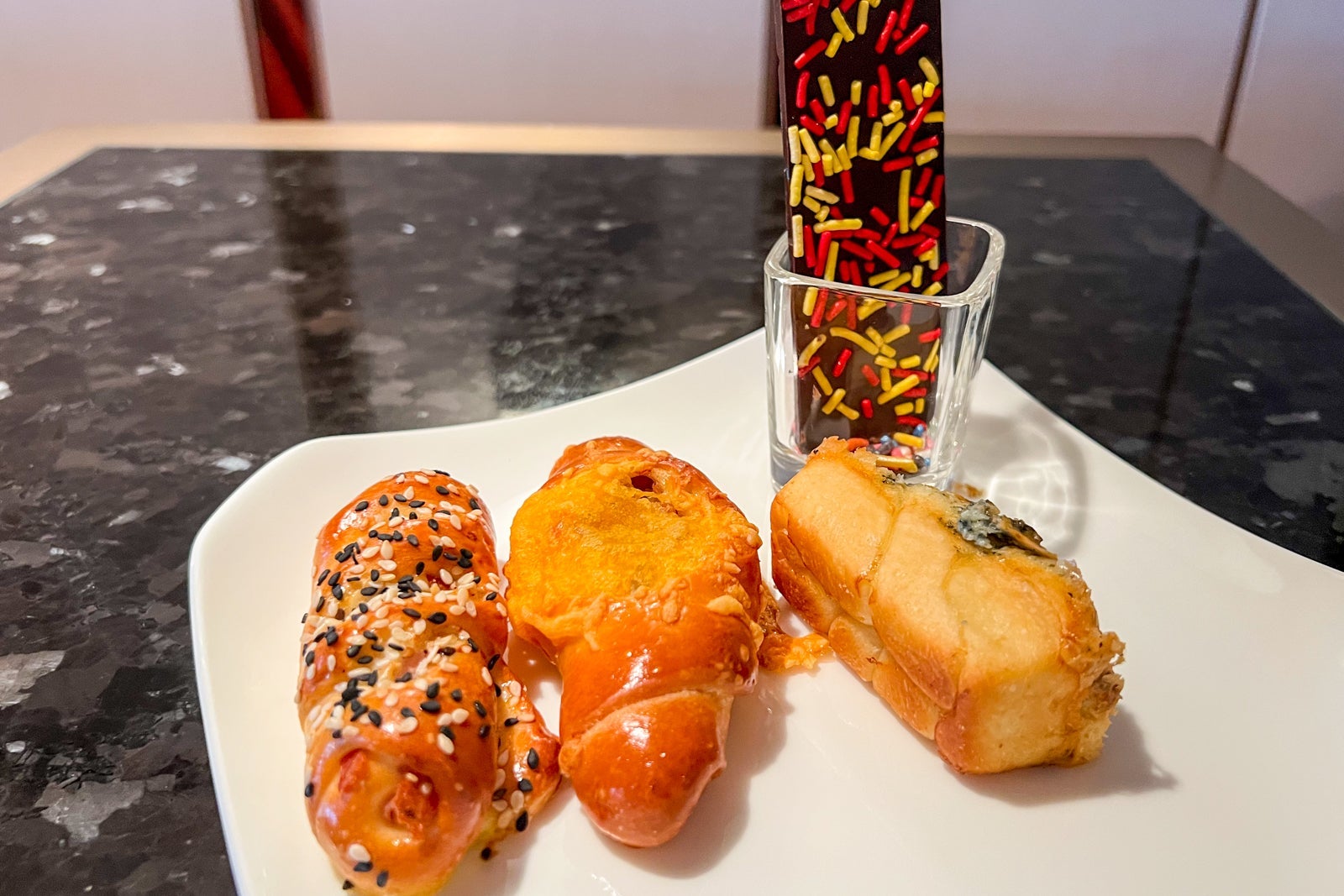 Sweets in concierge lounge. SUMMER HULL/THE POINTS GUY