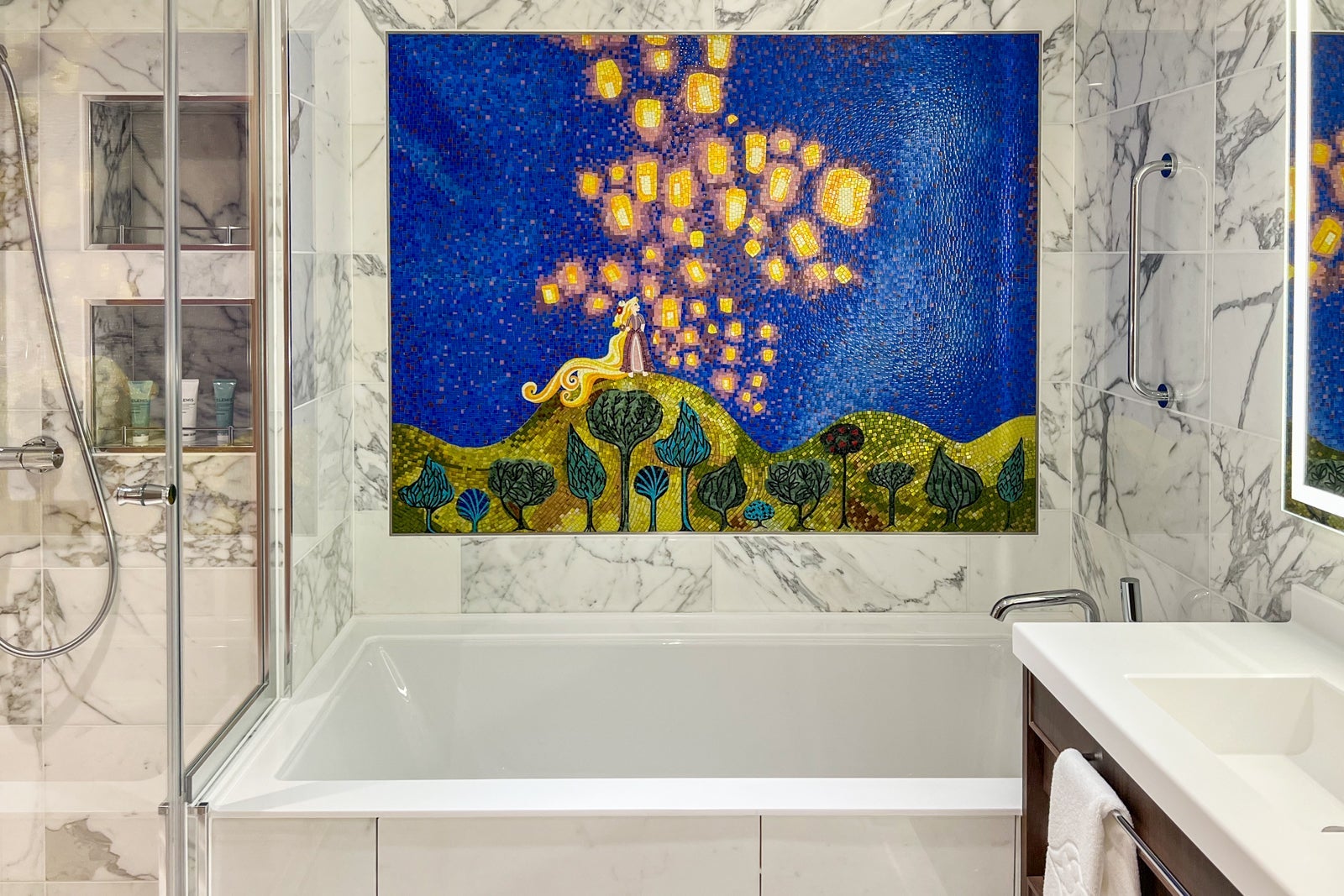 Bathroom in concierge suite