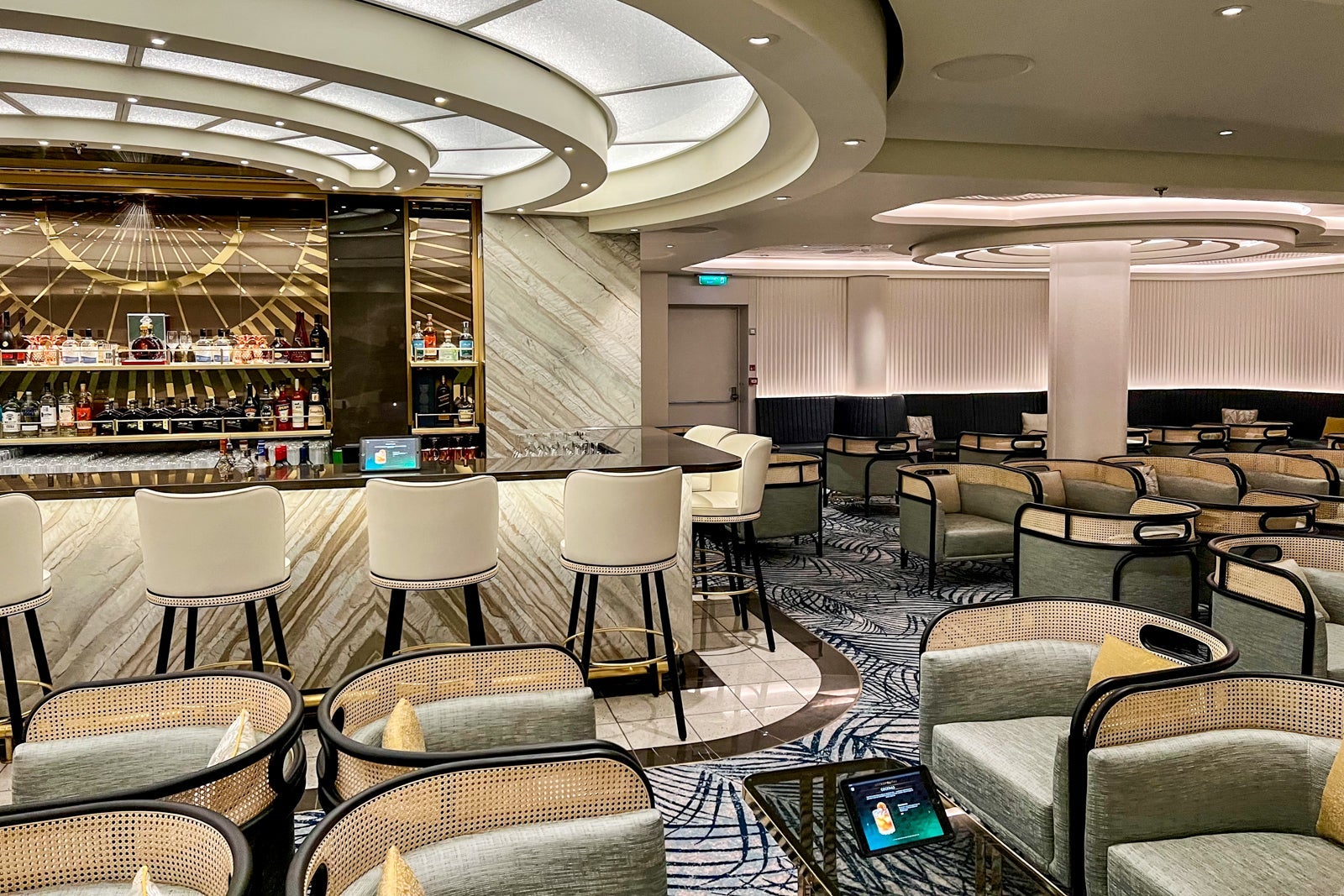 The Metropolitan Bar on the cruise ship Norwegian Prima.