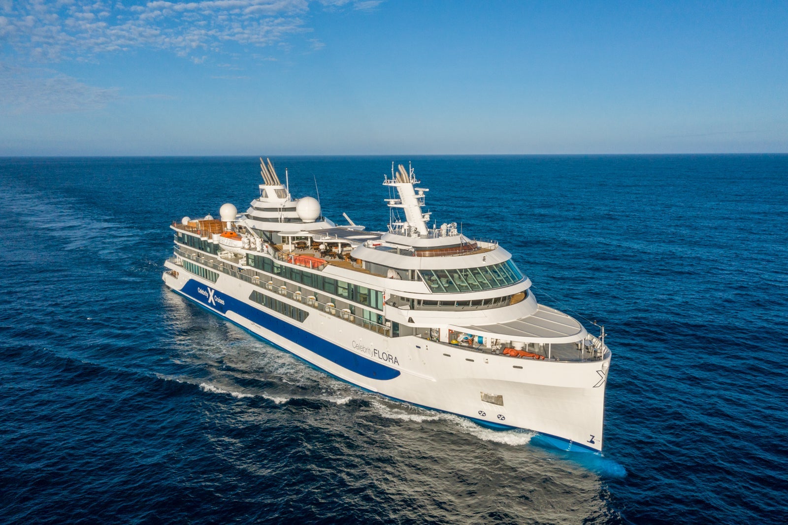The biggest of Celebrity’s three vessels in The Galápagos is the 100-passenger Celebrity Flora.