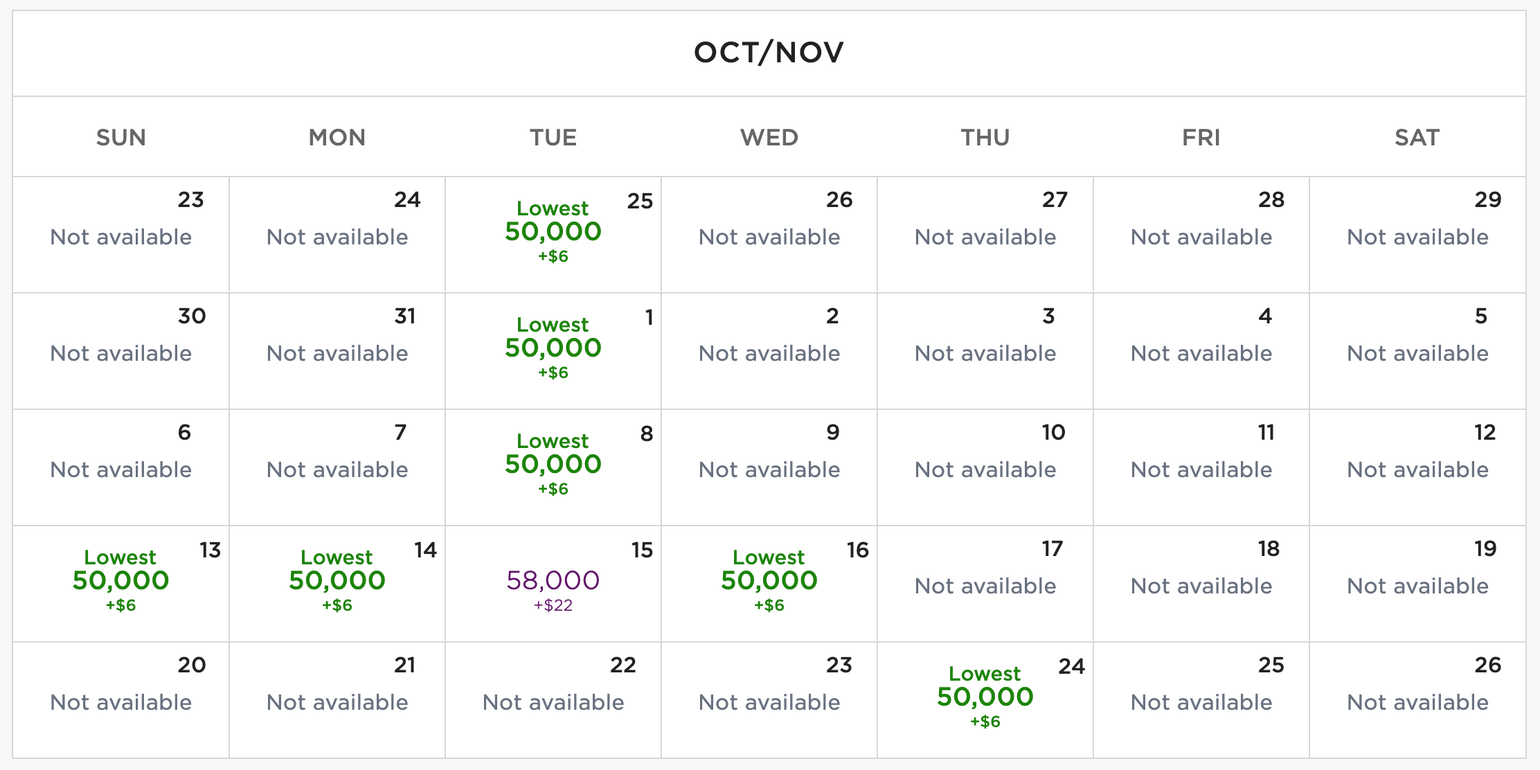 JFK to ZRH Delta One award space