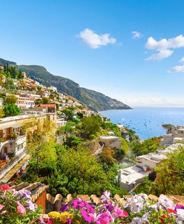 Photo of Positano on the Amalfi Coast.