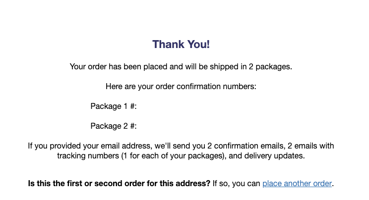 USPS homepage to order at-home COVID-19 tests