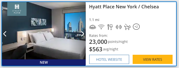 Hyatt House New York Chelsea award price New Years Eve