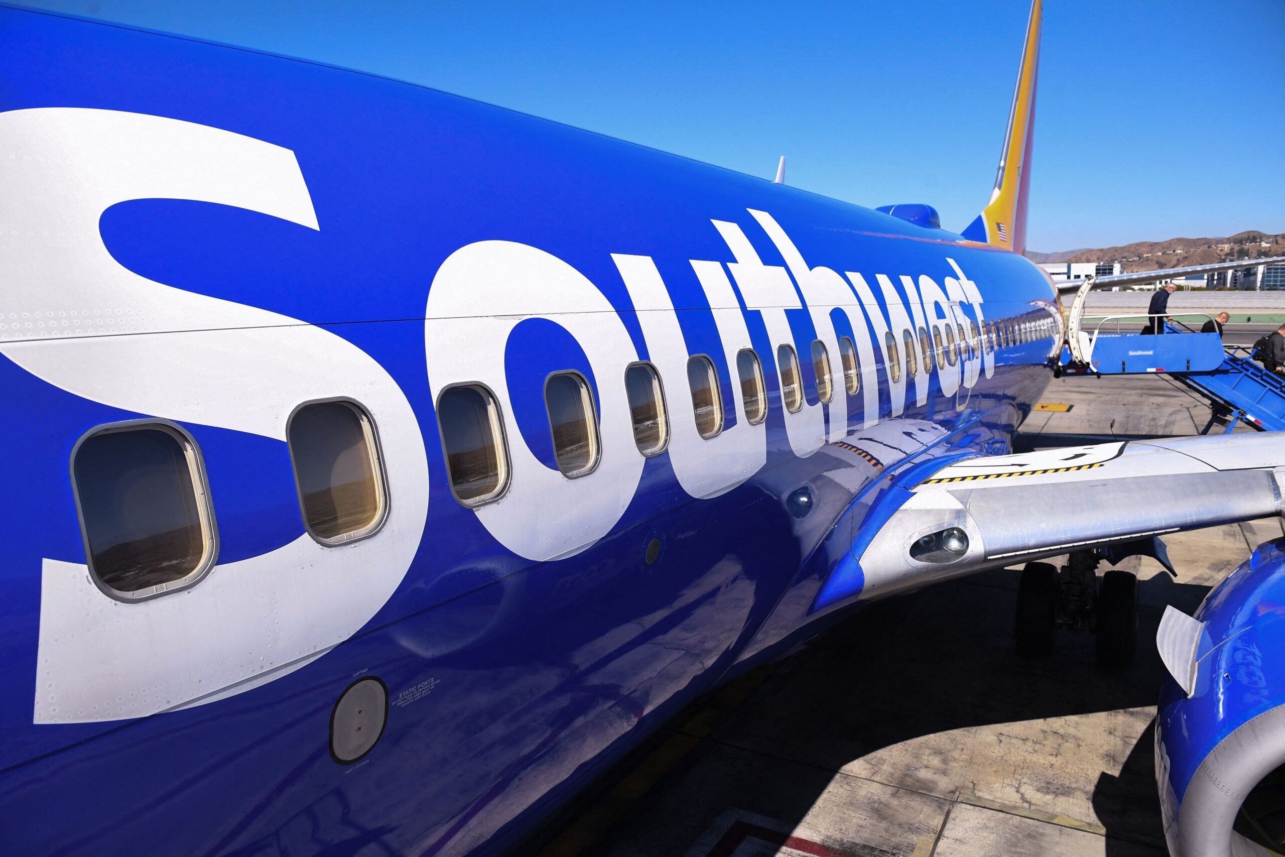 Side of a Southwest Boeing 737