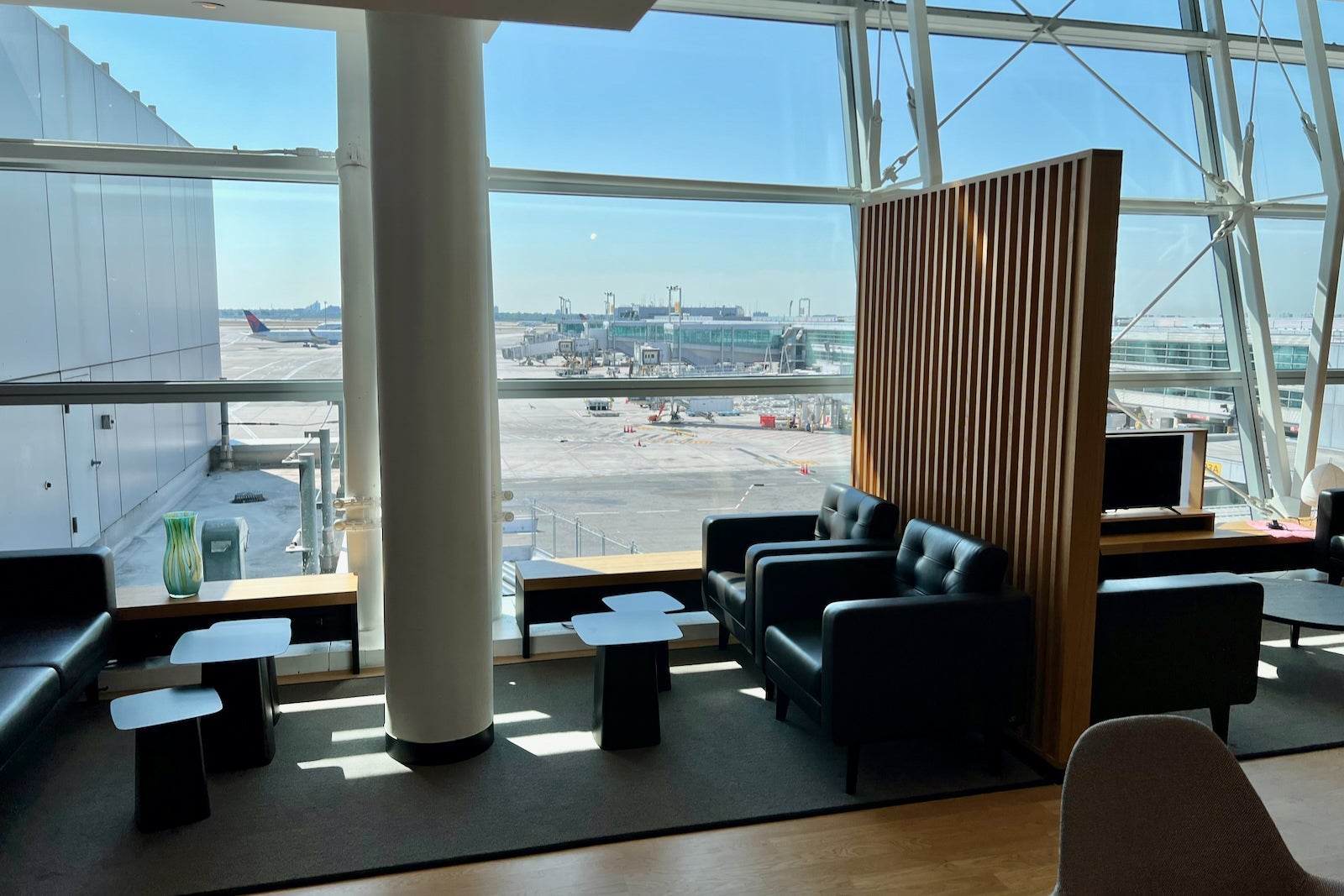 seating area near windows