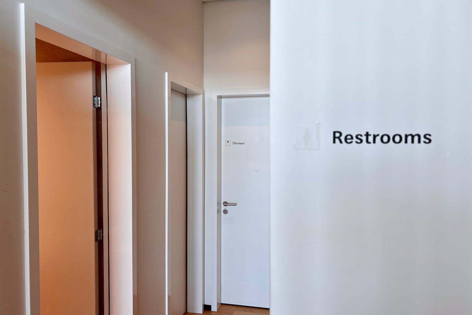 restrooms