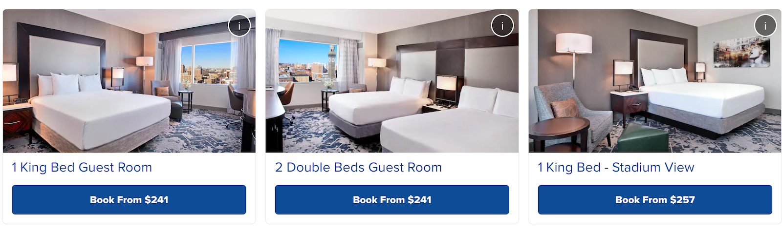 hilton booking screenshot