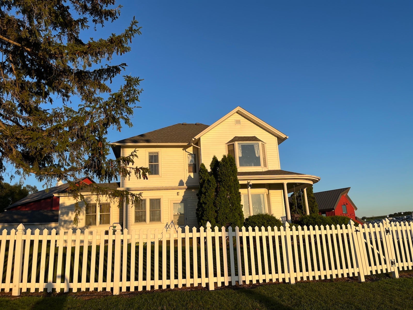sunset on field of dreams