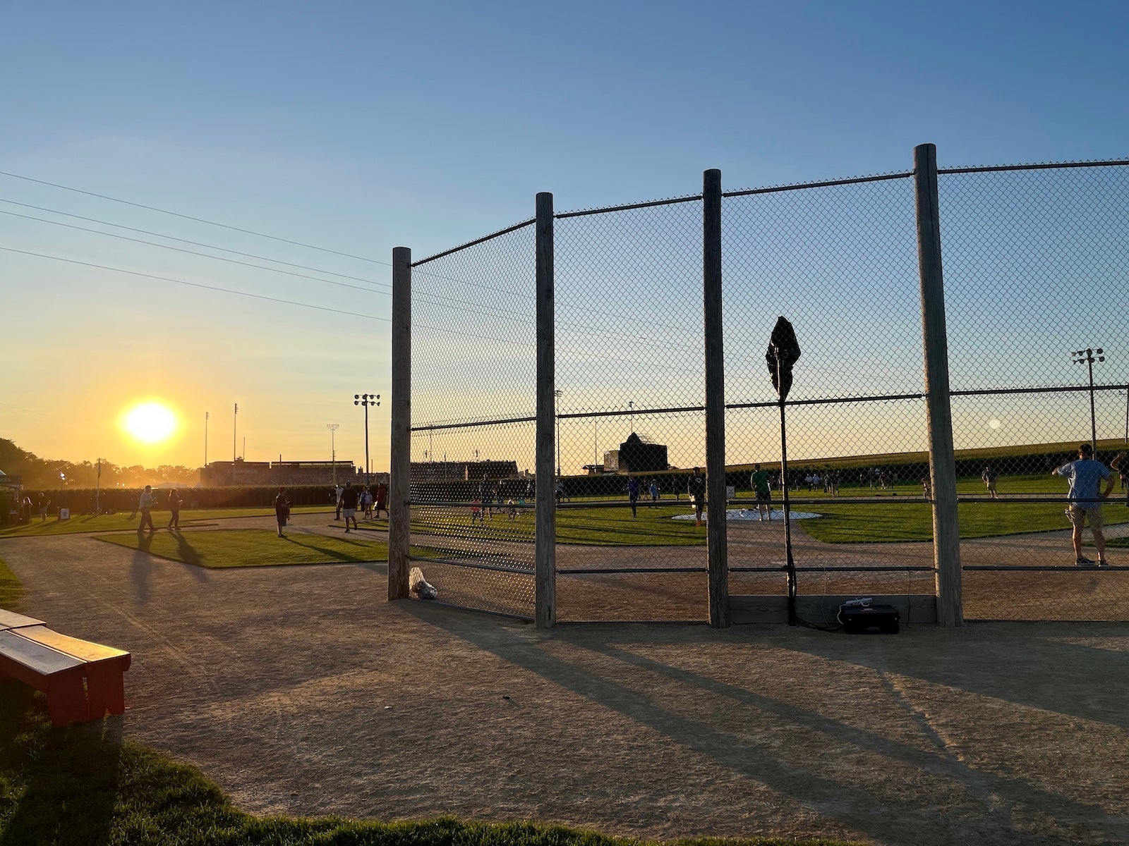 sunset on field of dreams