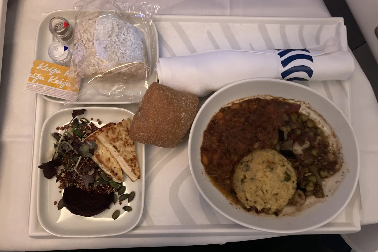 Finnair vegan meal