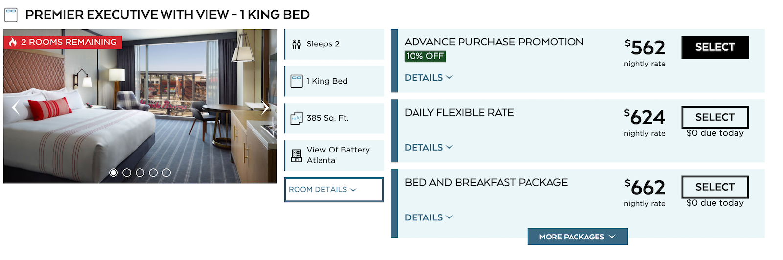 omni booking screenshot