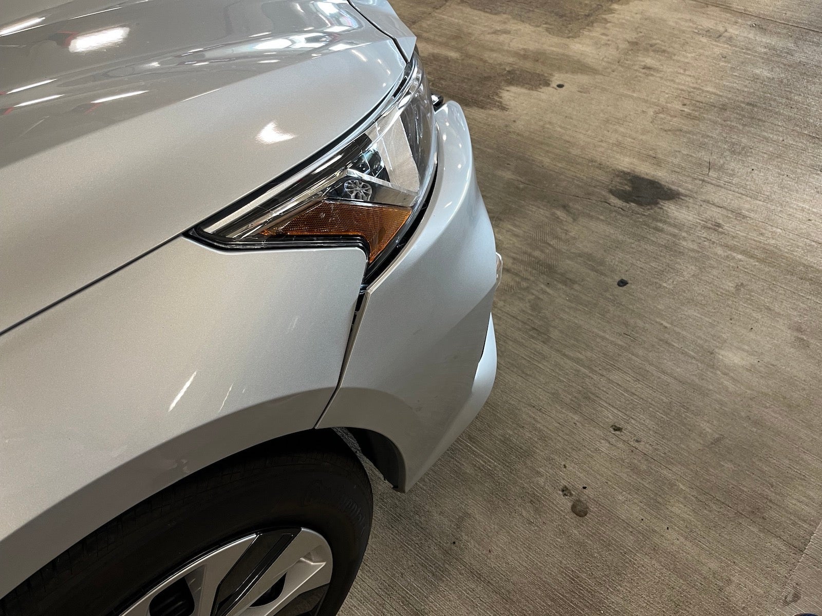 damage to rental car