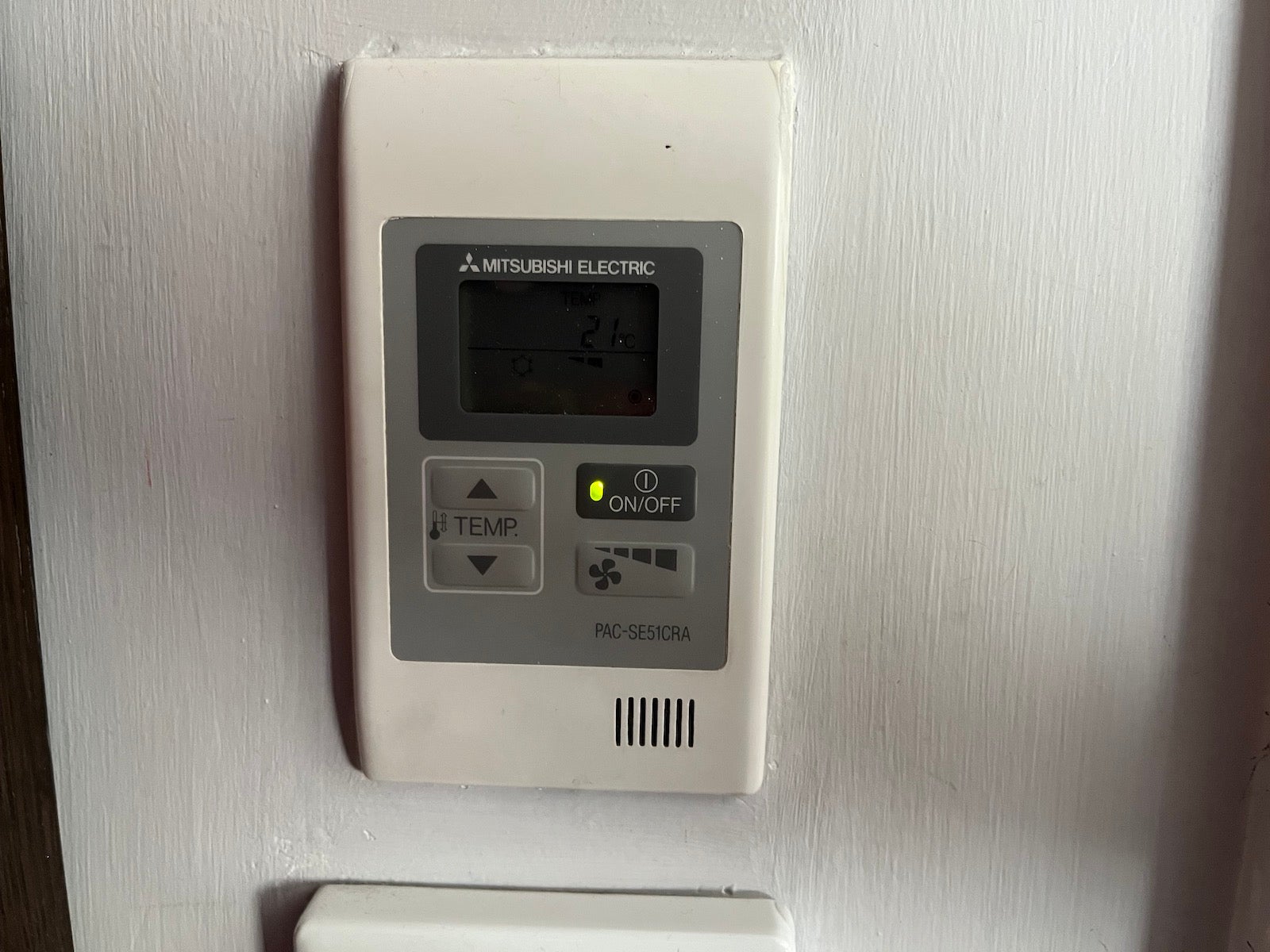 hotel room thermostat