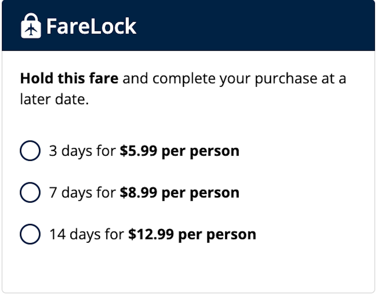 united booking screenshot