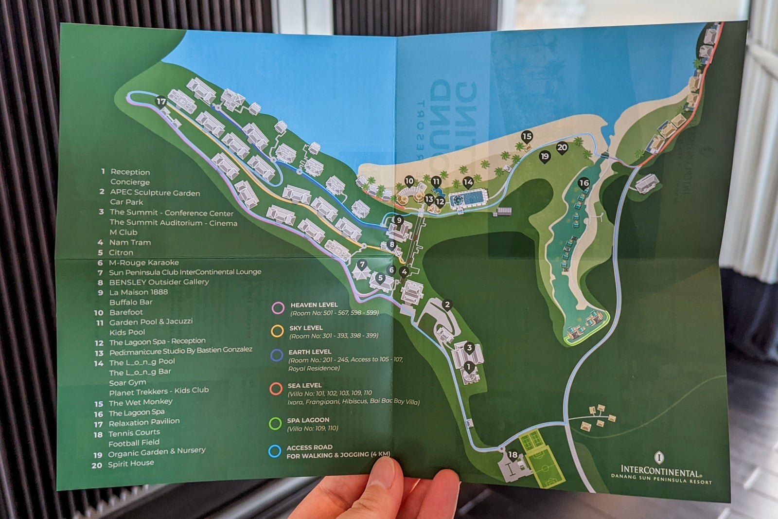 InterContinental Danang map