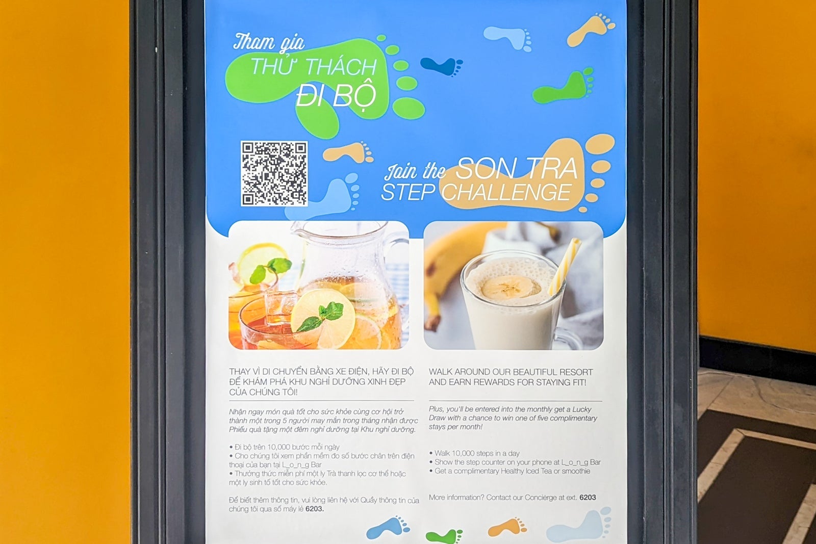 InterContinental Danang Long Bar fitness challenge