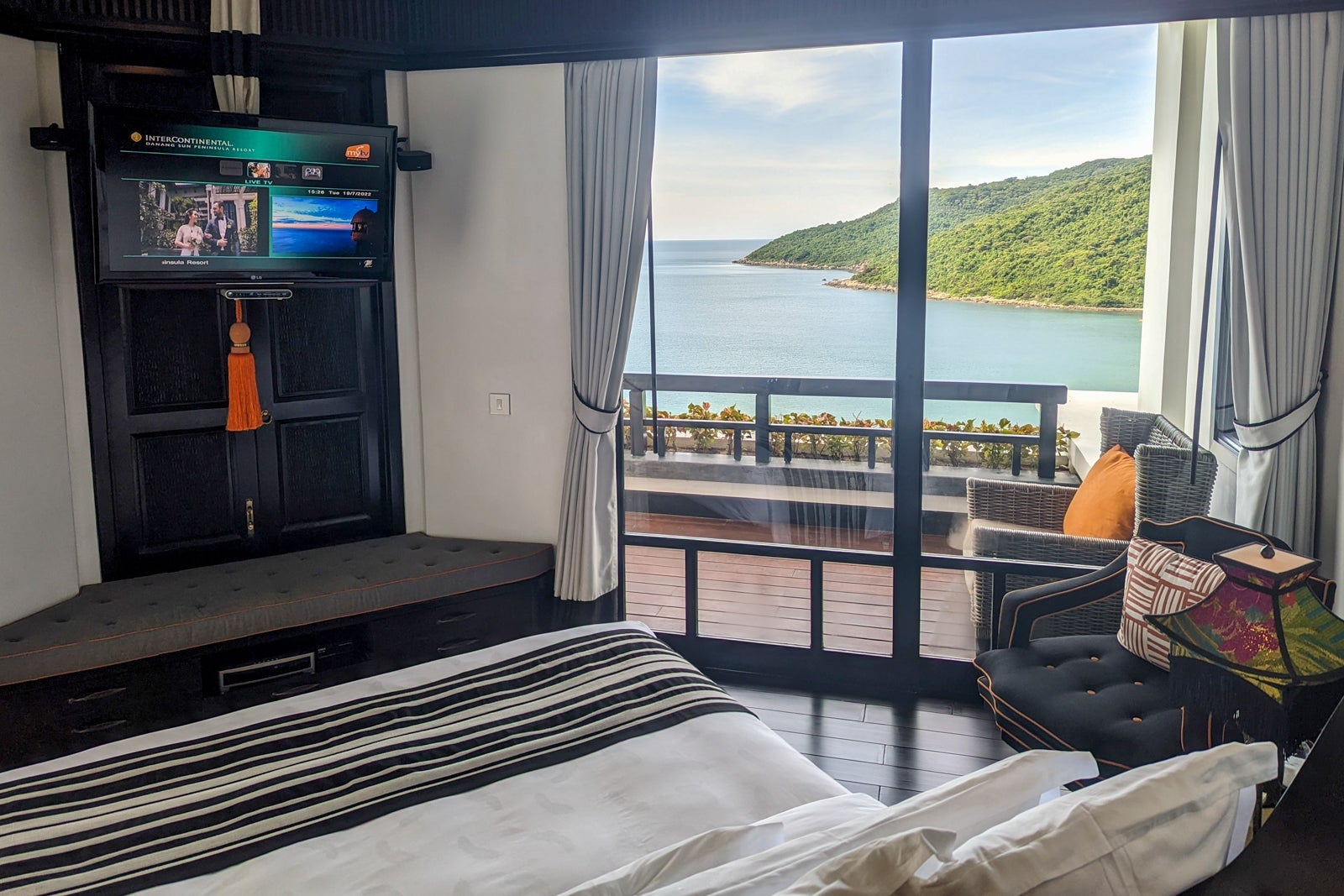 InterContinental Danang room view from bed