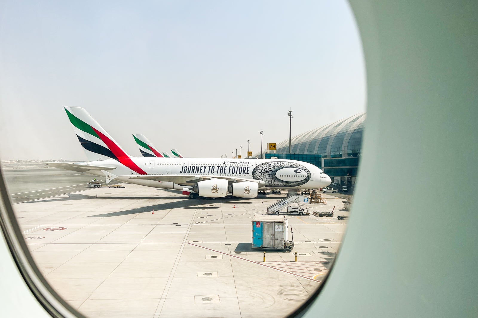 Emirates aircraft in Dubai
