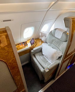 Emirates says no young kids in first class (at least, when using miles)