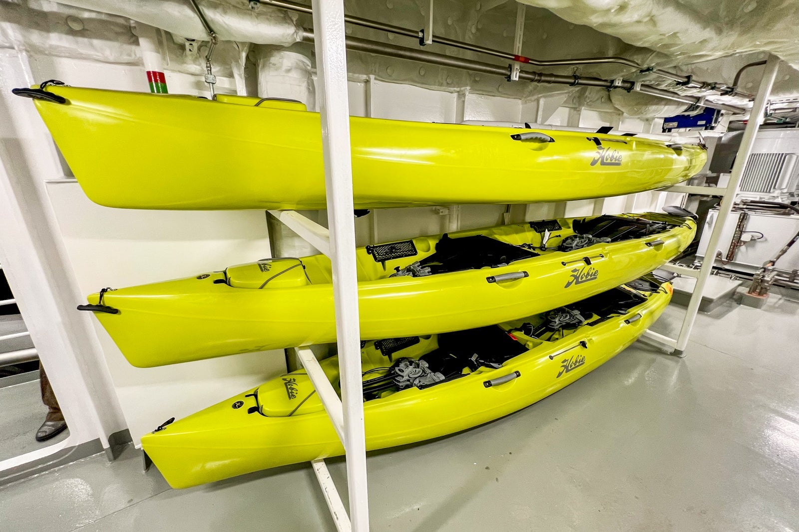 Kayaks on Viking Polaris