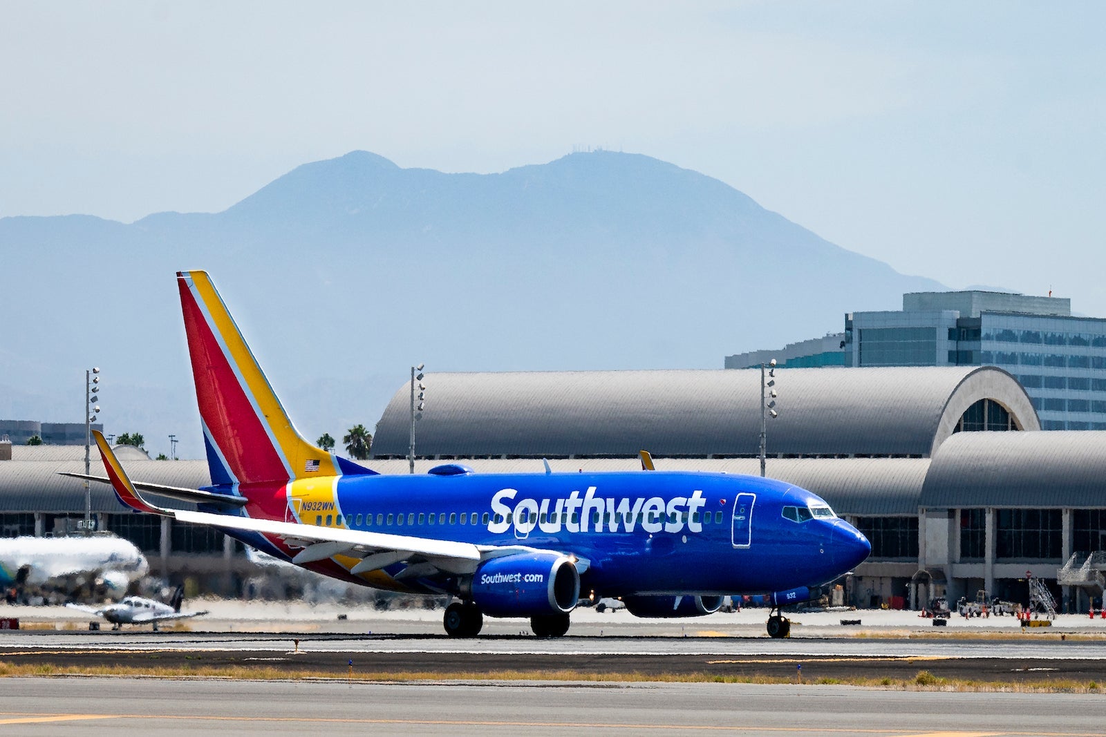 Southwest planes at John Wayne Airport